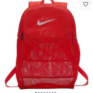 Brand new Nike Men's Red Backpack with White Logo